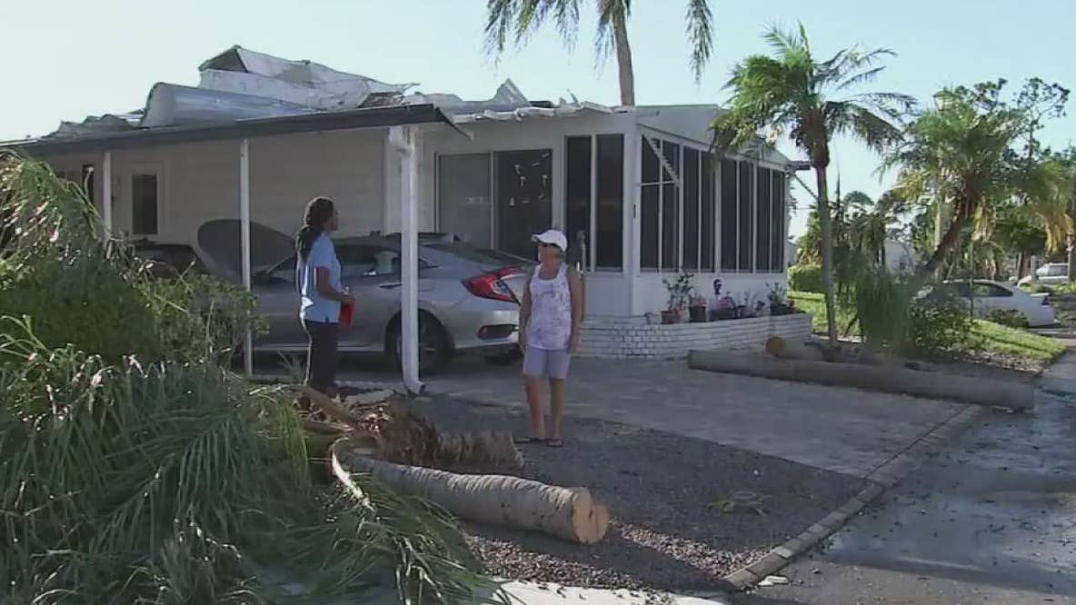 Hurricane Ian damage in Englewood